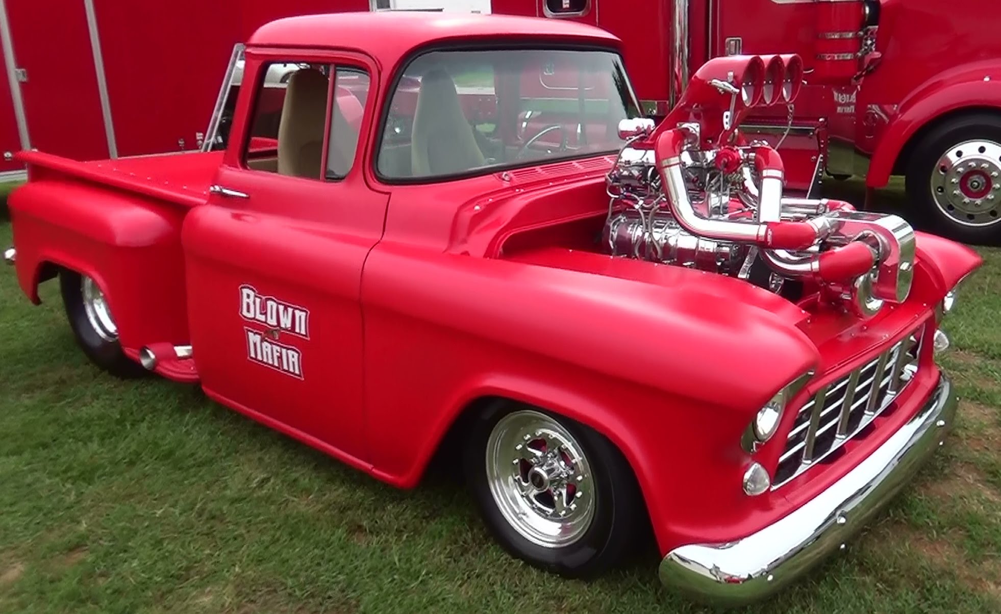56 Chevy Pickup Big Block F2 ProCharger & 871 Blower"Blown Mafia