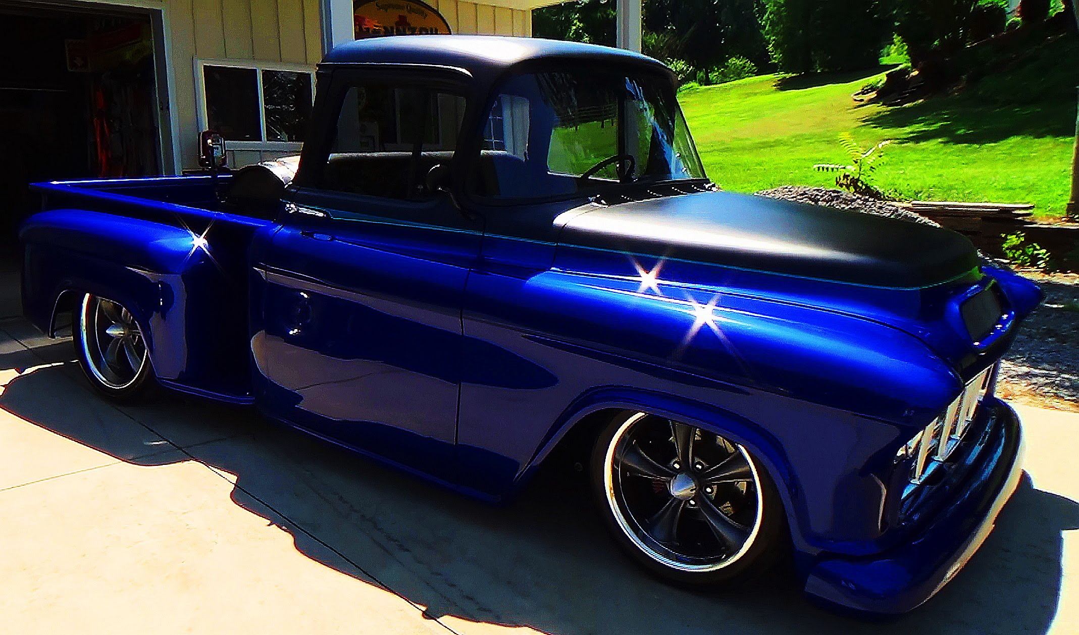 55 Chevy Street Truck - ScottieDTV - Coolest Cars On The Web