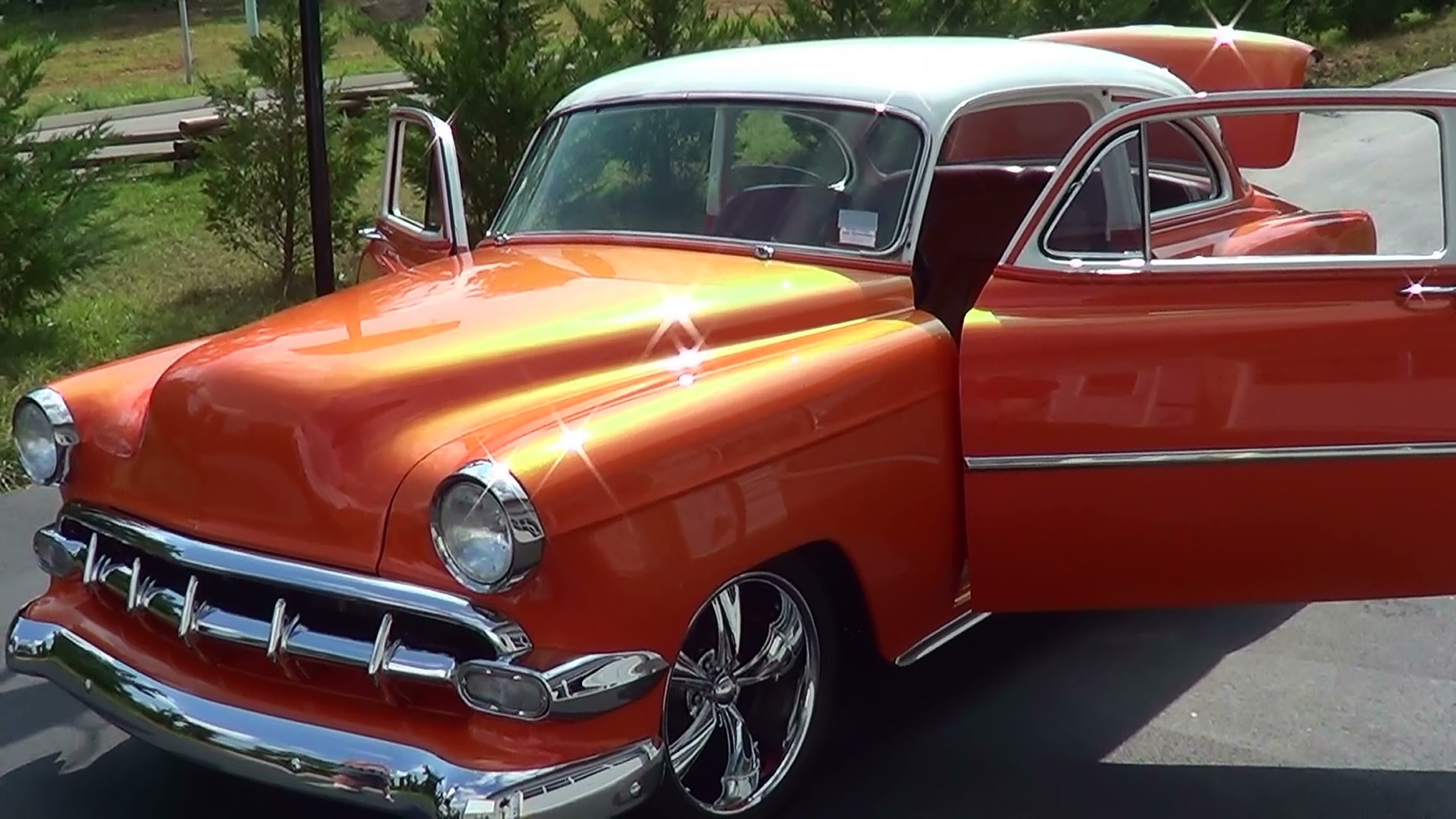 Chevrolet 2. Chevy 1954. Chevrolet 2 NOKS. 1954. Door Post car.