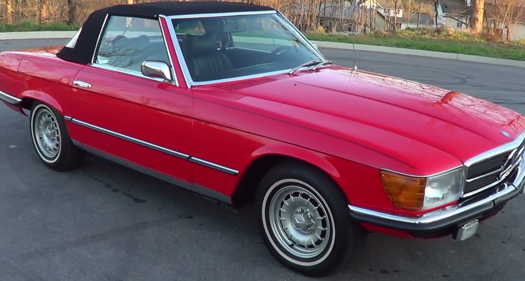 1975 Mercedes Benz 450 SL "For Sale" ScottieDTV Coolest Cars On The Web