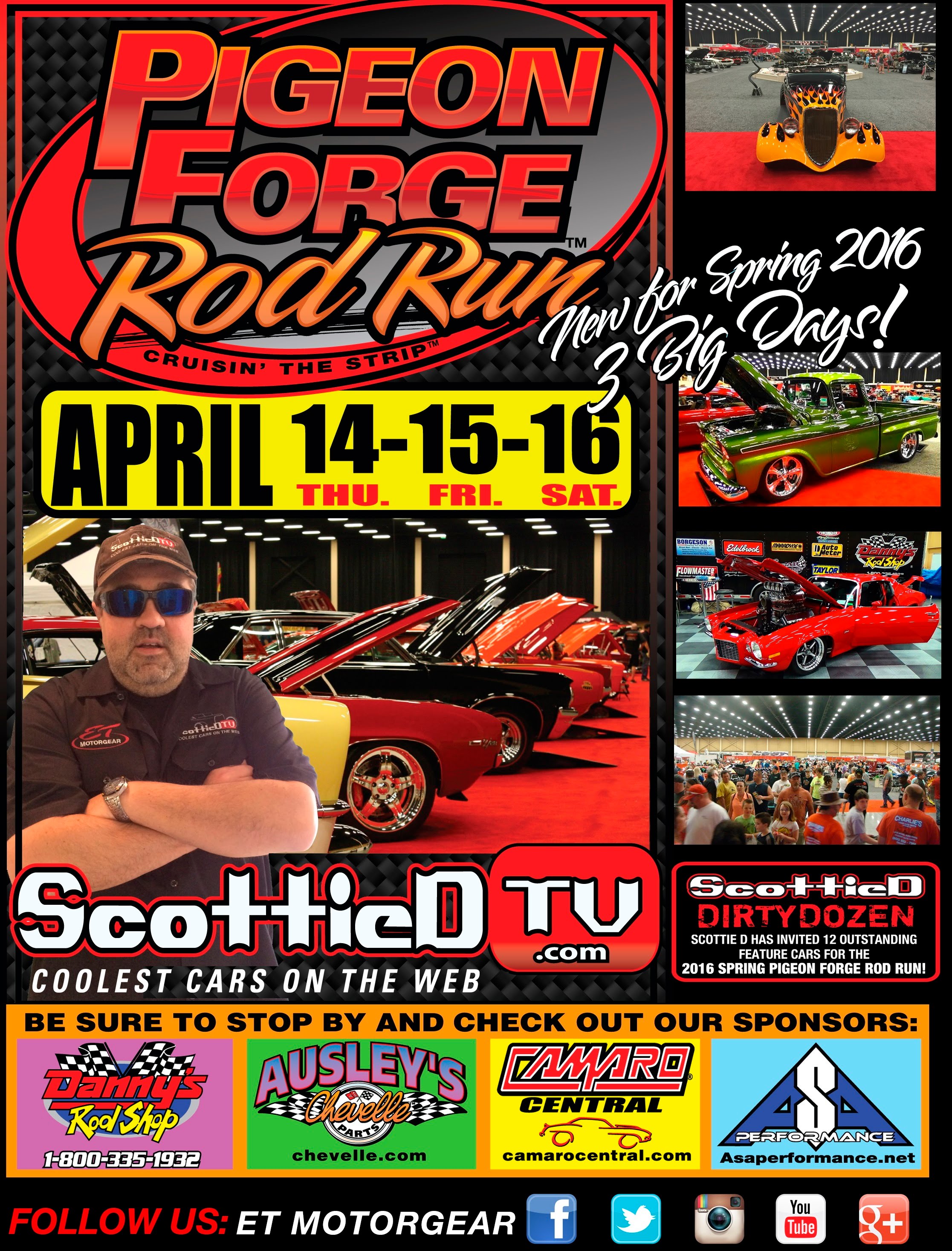ScottieDTV Coolest Cars On The Web 2016 Pigeon Rod Run Spring