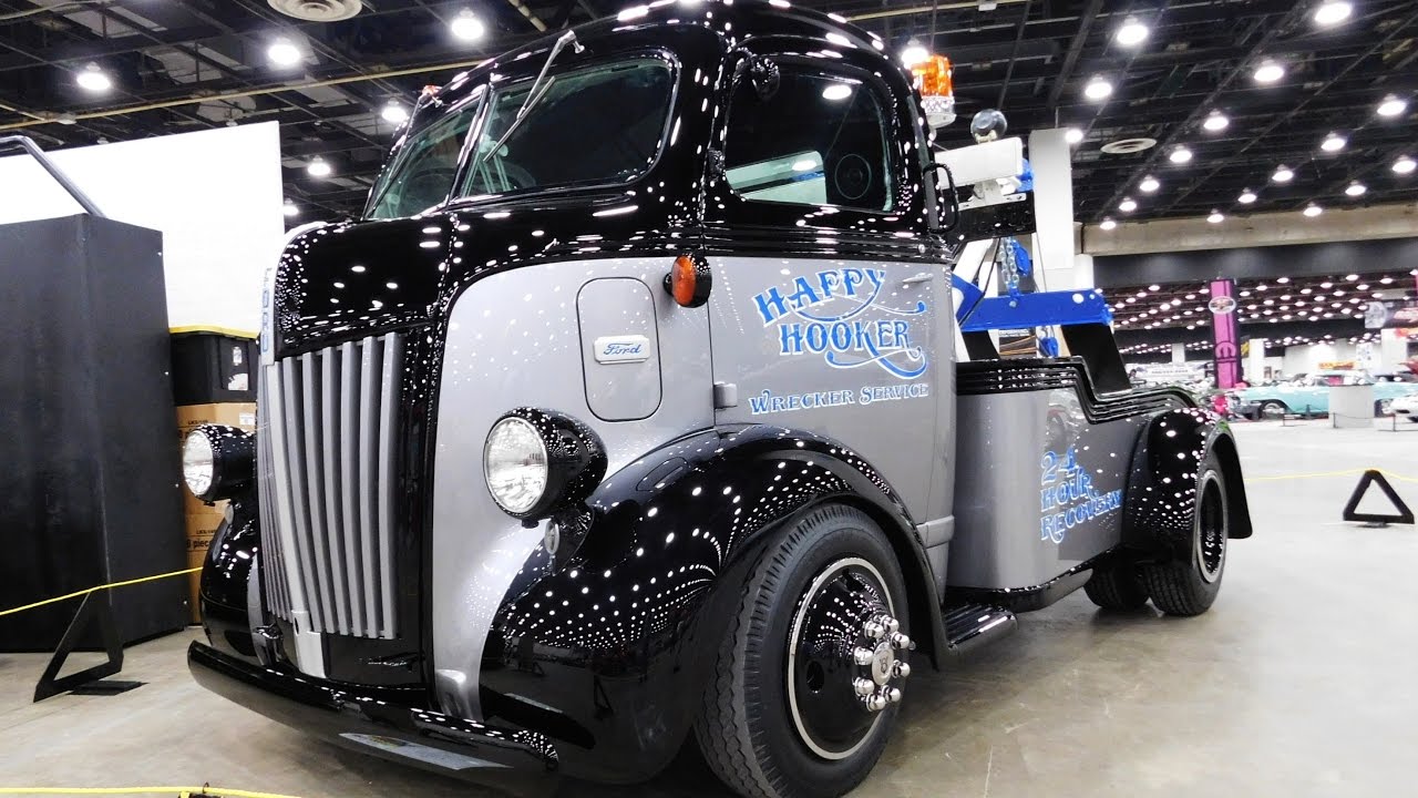 Ford Trucks 2016 >> 1947 Ford COE Tow Truck "Happy Hooker" 2017 Detroit ... Ford Trucks 2016 >> 1947 Ford COE Tow Truck "Happy Hooker" 2017 Detroit ...