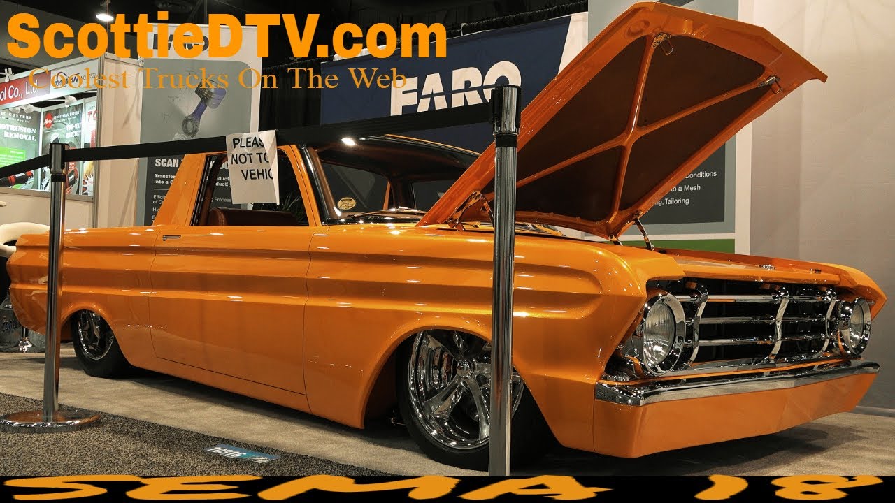 Turbo Ranchero ScottieDTV - 1964 Ford Ranchero Twin Turbo Street Machine 2018 SEMA Show
